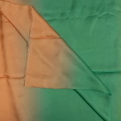 Multi Colour Georgette Satin Ombre Printed Fabric