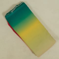 Multi Colour Poly Georgette Ombre Printed Fabric