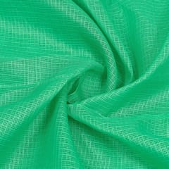Green Colour Kota Doria Fabric