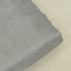 Grey Colour Kota Doria Fabric