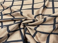 Suede Brown Big Checks