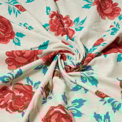 Multi Colour Cotton Flex Printed Fabric