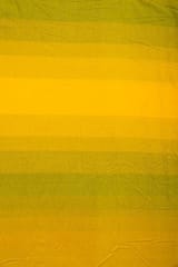 Yellow Colour Cotton Stripes Printed Shaded Fabric