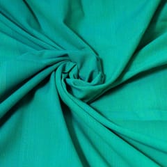 Firozi Colour Cotton Stripes Printed Shaded Fabric