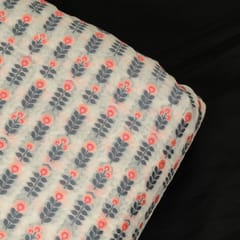 Multi Colour Chanderi Jacquard Fabric