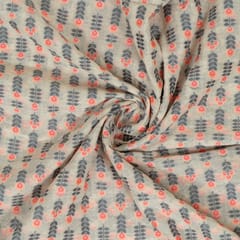 Multi Colour Chanderi Jacquard Fabric