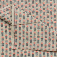 Multi Colour Chanderi Jacquard Fabric