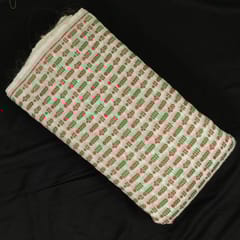 Multi Colour Chanderi Jacquard Fabric