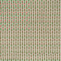 Multi Colour Chanderi Jacquard Fabric