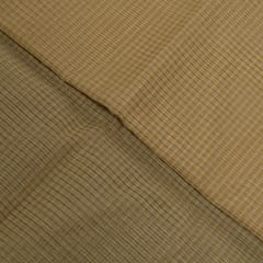 Dyeable Kota Check Zari Fabric