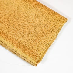 Gold Colour Satin Brocade Fabric