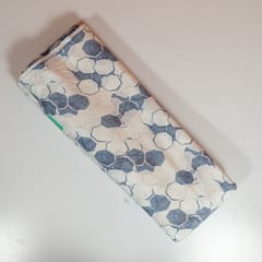 White Colour Poplin Lycra Printed Fabric