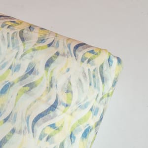 Multi Colour Poplin Lycra Printed Fabric
