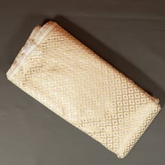 Dyeable Cotton Silk Zari Jacquard Fabric