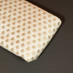 Dyeable Cotton Silk Zari Jacquard Fabric