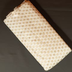 Dyeable Cotton Silk Zari Jacquard Fabric