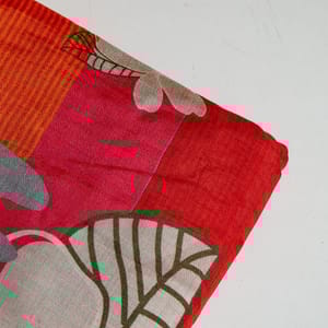 Multi Colour Dola Silk Digital Printed Fabric