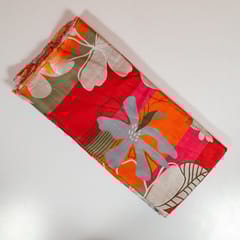 Multi Colour Dola Silk Digital Printed Fabric