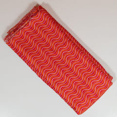 Majenta Colour Dola Silk Digital Printed Fabric