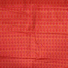 Majenta Colour Dola Silk Digital Printed Fabric