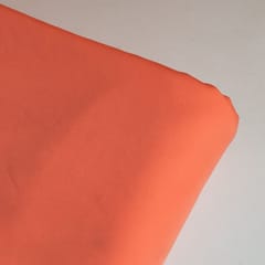 Peach Colour Banana Crepe Fabric