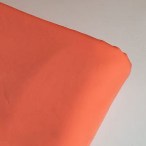 Peach Colour Banana Crepe Fabric