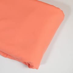 Peach Colour Banana Crepe Fabric