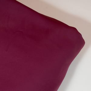 Wine Colour Banana Crepe Fabric