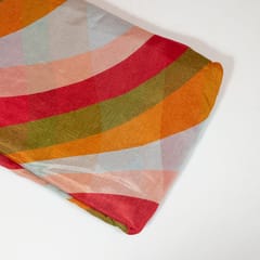 Multi Colour Chinon Chiffon Printed Fabric