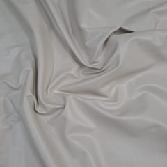 Off White Colour Faux Leather Brush Fabric