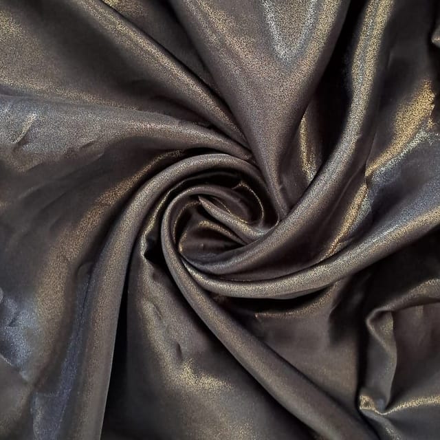 Black Colour Shimmer Organza Fabric