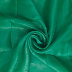 Green Colour Shimmer Organza Fabric