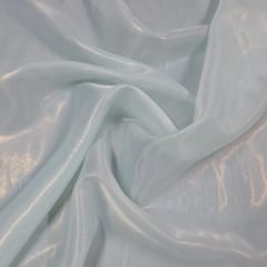 Sea Green Colour Shimmer Organza Fabric
