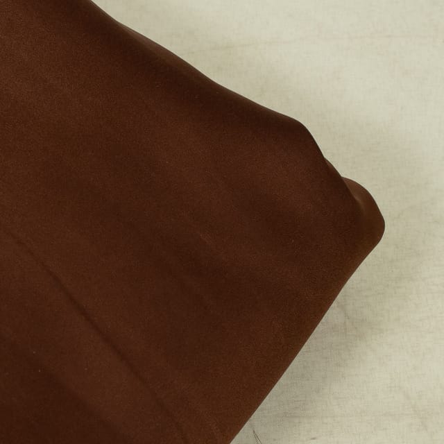 Brown Colour Gucci Satin Fabric