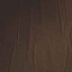 Brown Colour Crepe Satin Fabric