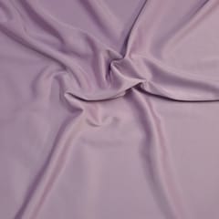 Lavender Colour Crepe Satin Fabric