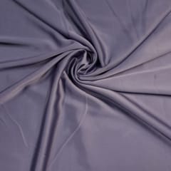 Purple Colour Crepe Satin Fabric