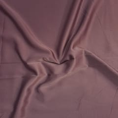 Dark Lilac Colour Crepe Satin Fabric