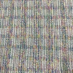 Multi Colour Tweed Checks Fabric
