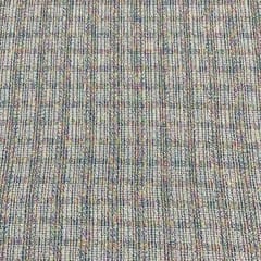 Multi Colour Tweed Checks Fabric