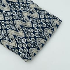 Crepe Cutwork Fabric