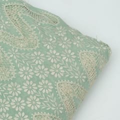 Crepe Cutwork Fabric