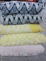 Crepe Cutwork Fabric