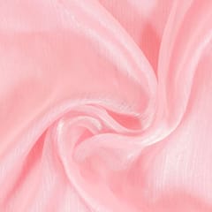 Pink Colour Organza Chiffon Fabric