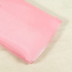 Pink Colour Organza Chiffon Fabric