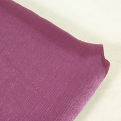 Wine Colour Organza Chiffon Fabric