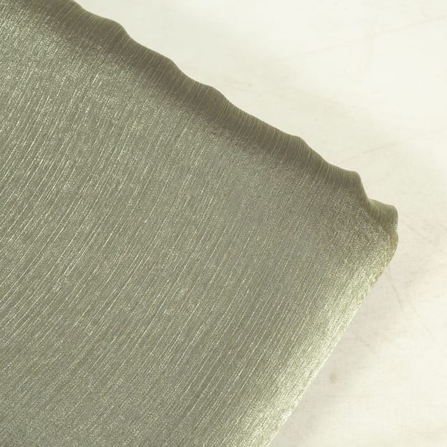 Mehndi Colour Organza Chiffon Fabric