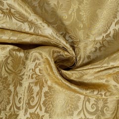 Beige Colour Brocade Fabric