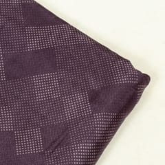 Wine Colour Uppada Silk Digital Printed Fabric