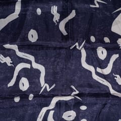 Purple Colour Uppada Silk Digital Printed Fabric